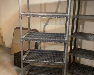 Heavy duty five shelf shelving units…presale $30