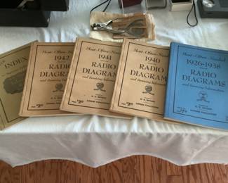 1940 radio diagram books