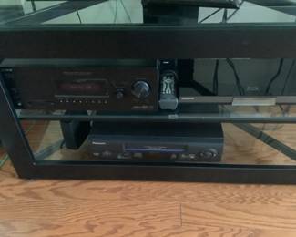 Tv stand with components