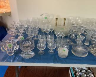 Variety of sets of glasses