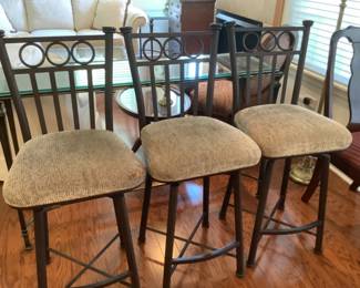 Three counter height bar stools…presale &150