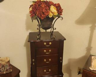 Queen Anne Jewelry Cabinet