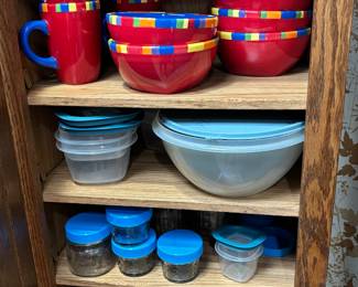 Dishes, Tupperware 