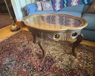 Antique pie top table 
