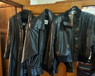 Leather coats