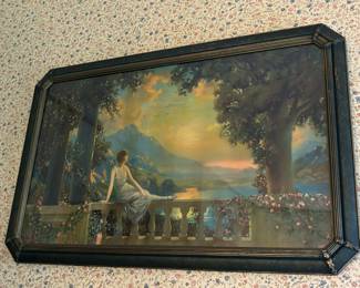 Beautiful antique chromolithograph