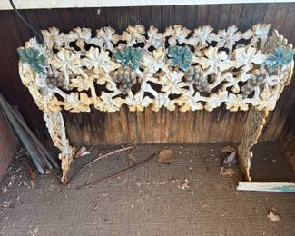 Wrought iron planter