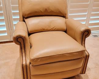 Hancock and Moore Leather Recliner