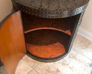 Kensington Barrel Storage Table