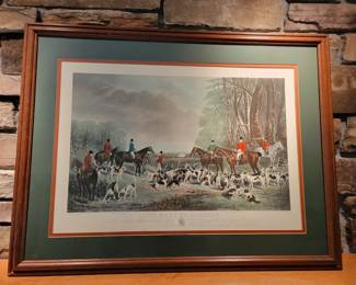 "The Meet at Blagdon" by J.W. Snow