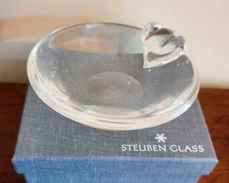 Steuben Glass Crystal Ashtray