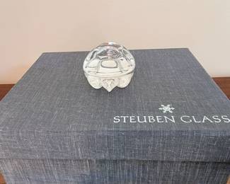 Steuben Glass Crystal Turtle