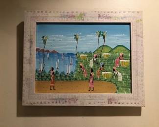 Folk art original painting.