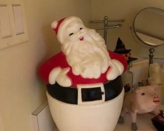 Vintage Christmas ice bucket