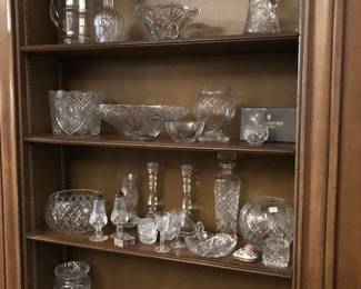 Waterford, cut-glass, Tiffany, and more.