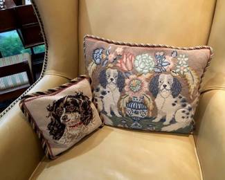 Needlepoint pillows