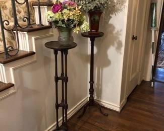 Antique pedestals 