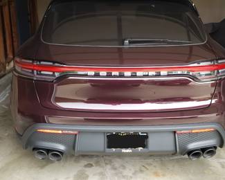 2023 Porsche Macan Rear view