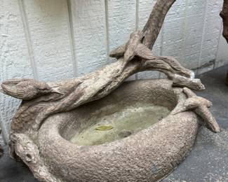 Love bird watering dish or fountain.