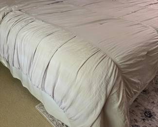 King Size Beauty Rest and Beyond with pillow top.  Bed has frame for head lift with remote  