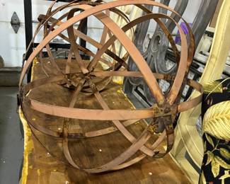 2 Metal Orbs to use by themselves or on the patio or deck.