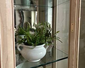 Beautiful white Ceramic Handle Tureen