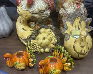 More fall and Thanksgiving ceramics.  Incredible colors
