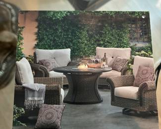 Advertisement of Chat Fire Pit