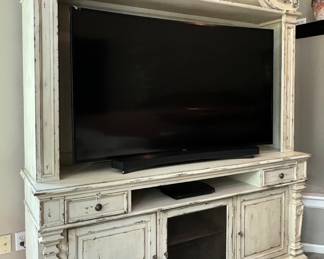 61” Samsung curve TV w sound box. Works beautifully. 