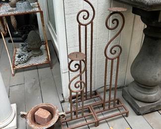 Iron Patio/Deck Sconces