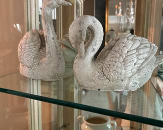 Love these heavy Swans.  beautiful detail.