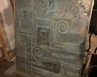 Acrylic framed artwork.