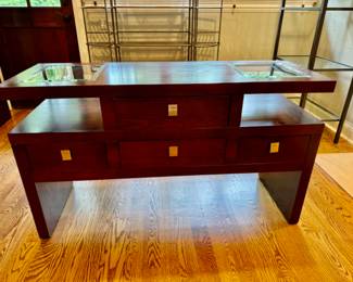 Horchow display console 30"h x 52"w x 18"d  