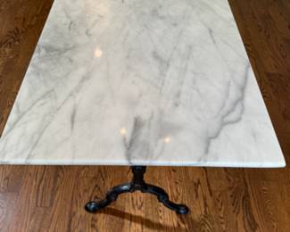 French bistro table    30"h x 47"long x 23.5"d