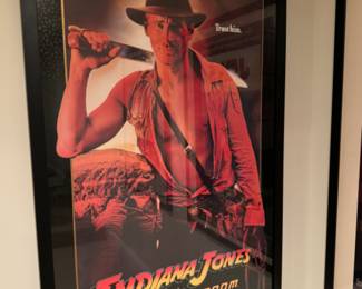 Original Indian Jones and the Temple of Doom movie poster