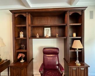 Custom bookcase cabinet                                                                8'h x 8'4"w x 22"d