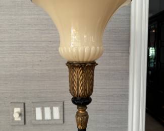 Vintage torchiere lamp