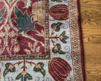 6' x 9' William Morris-style rug