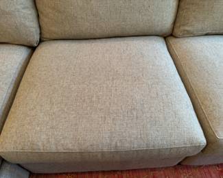 Crate and Barrel sectional sofa   32"h x 11' long x 68"d   