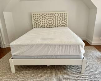 West Elm Moroccan queen bed