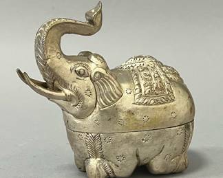 Vintage Elephant Shaped Betel
Nut Box