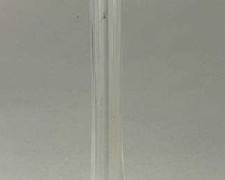 Vintage Mats Jonasson Scandinavian Glass Bud Vase