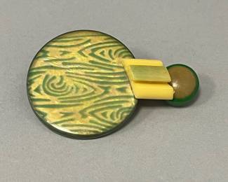 Art Deco Style Bakelite Brooch 
