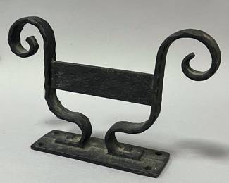 Wrought Iron Hand Hammered Boot Scraper 