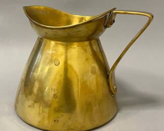 Antique English Brass Pitcher 