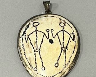 Vintage Naga Shell Pendant 