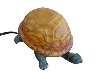 Vintage turtle lamp