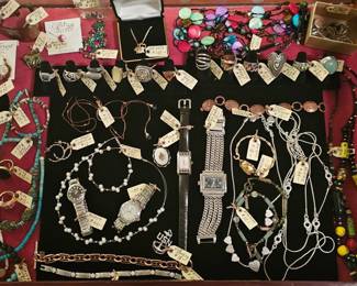 Sterling rings and other jewelry