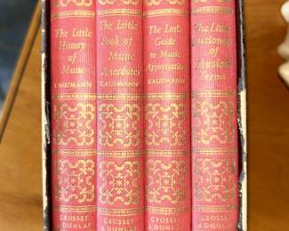 Vintage 1948 4-volume music book set

