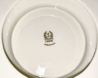 Lenox label on bowl